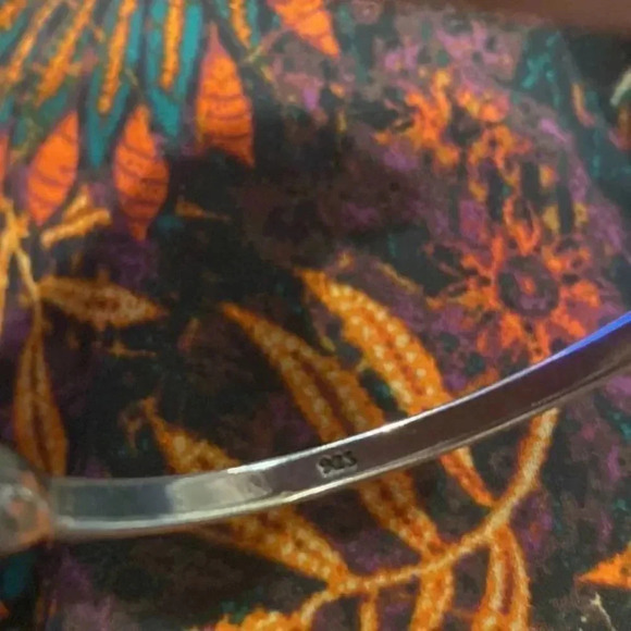 Vintage Handmade 925 Stamp Bracelet for Women Couples New - Picture 5 of 8